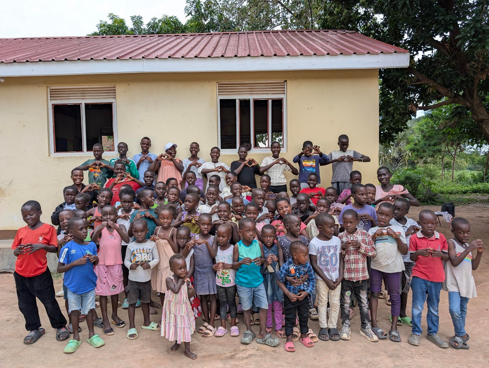 Children in group activities and team building